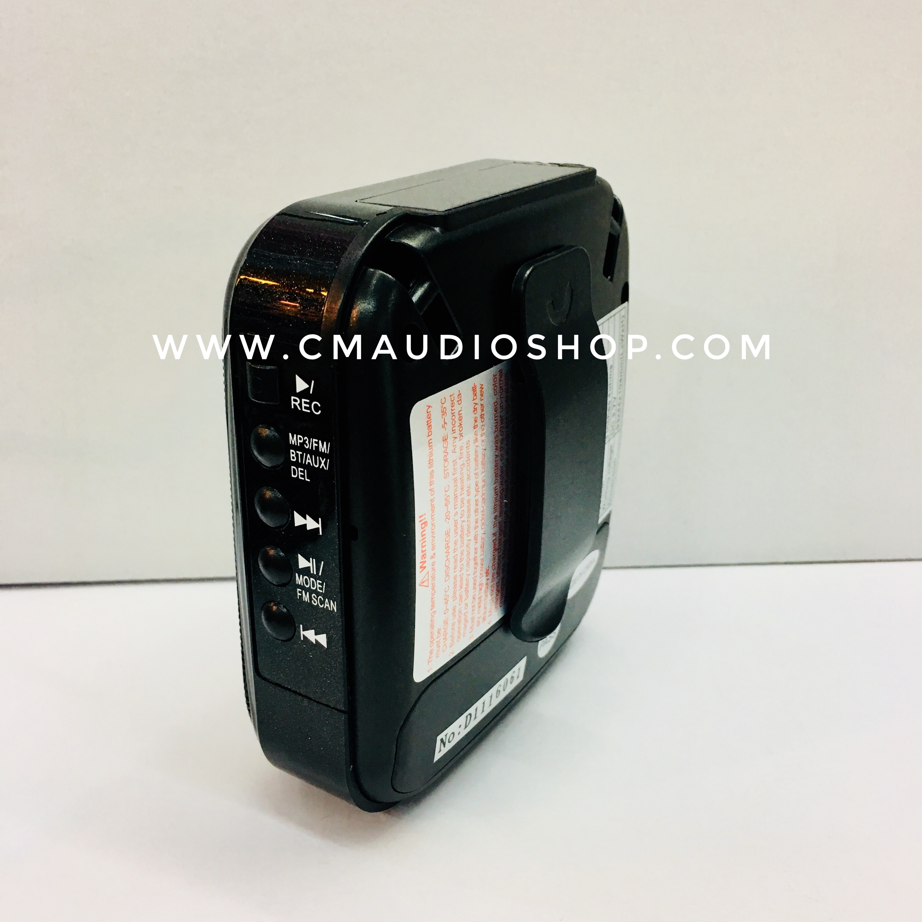 ไมค์-ลำโพงคาดเอว Deccon PWS-178 (USB, Record andBluetooth)