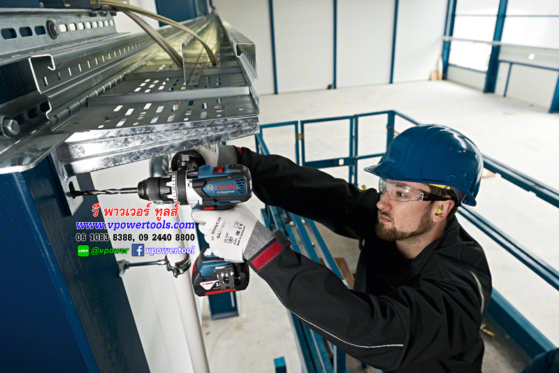 Bosch GSR18VE-EC สว่านไขควงไฟฟ้าไร้สาย 18โวลท์ พร้อมแท่นชาร์จ-แบตเตอรี่ลิเธียม2ก้อน (ใช้ GSR 18V-50 แทน)