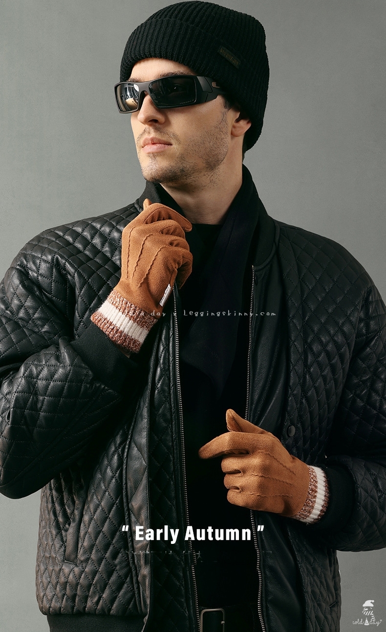 ถุงมือชายนิ้วสอดรุ่นหนา มี 3 สี