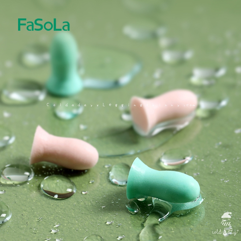 Fasola Ear Plug ที่อุดหูกันเสียง 5 คู่ต่อกล่อง มี 2 สี
