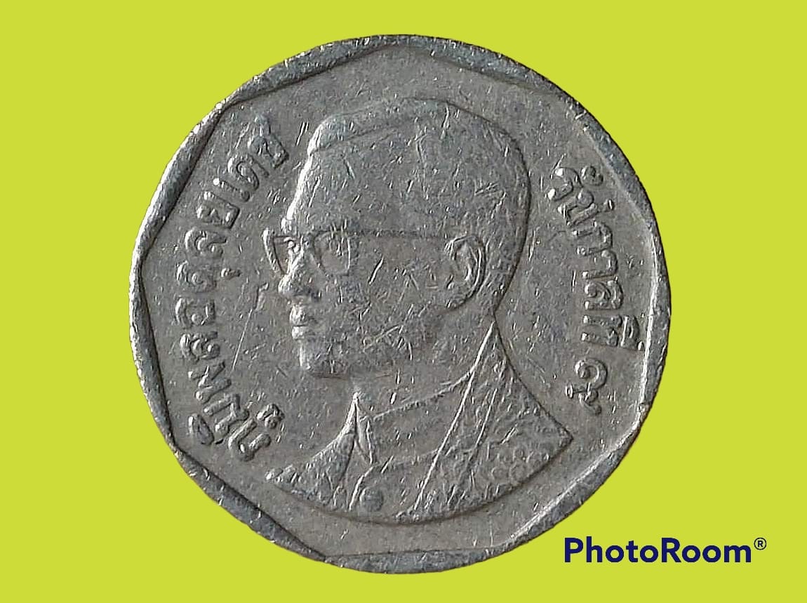 เหรียญ เงินหมุนเวียน รัชกาลที่ 9 5 Baht RAMA 9 2549 (2006)