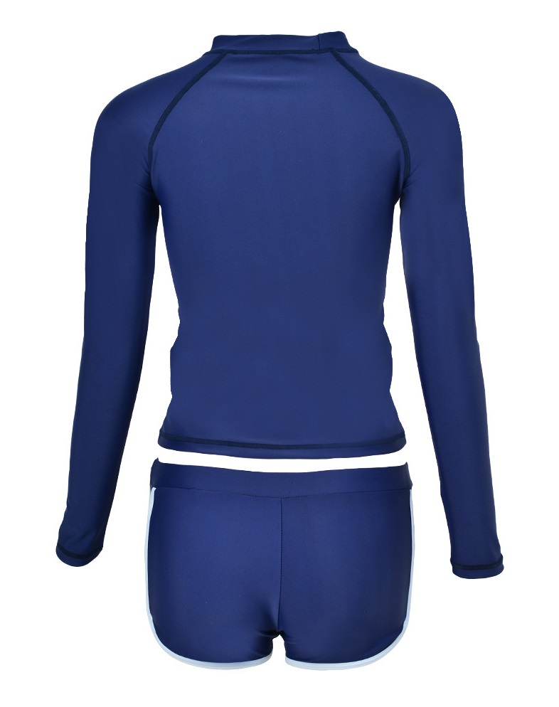 ชุดว่ายน้ำแขนยาวกัน uv สีกรม รอบอก34-40 รอบเอว 26-30 สะโพก 36-42 นิ้ว ตัวเสื้อยาว23 กางเกงยาว 9นิ้วค่ะ ผ้าดี งานสวยค่ะ