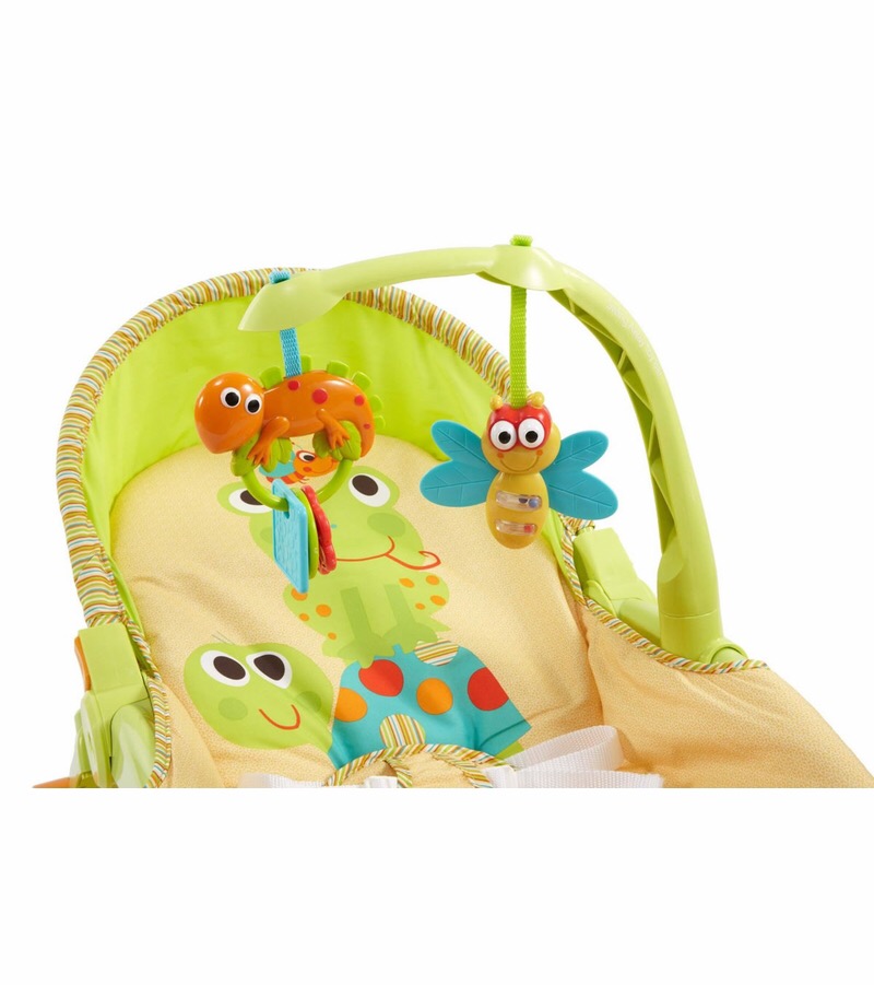 เก้าอี้โยกสามารถสั่นได้ Fisher-Price Newborn-To-Toddler Portable Rocker, Lizards