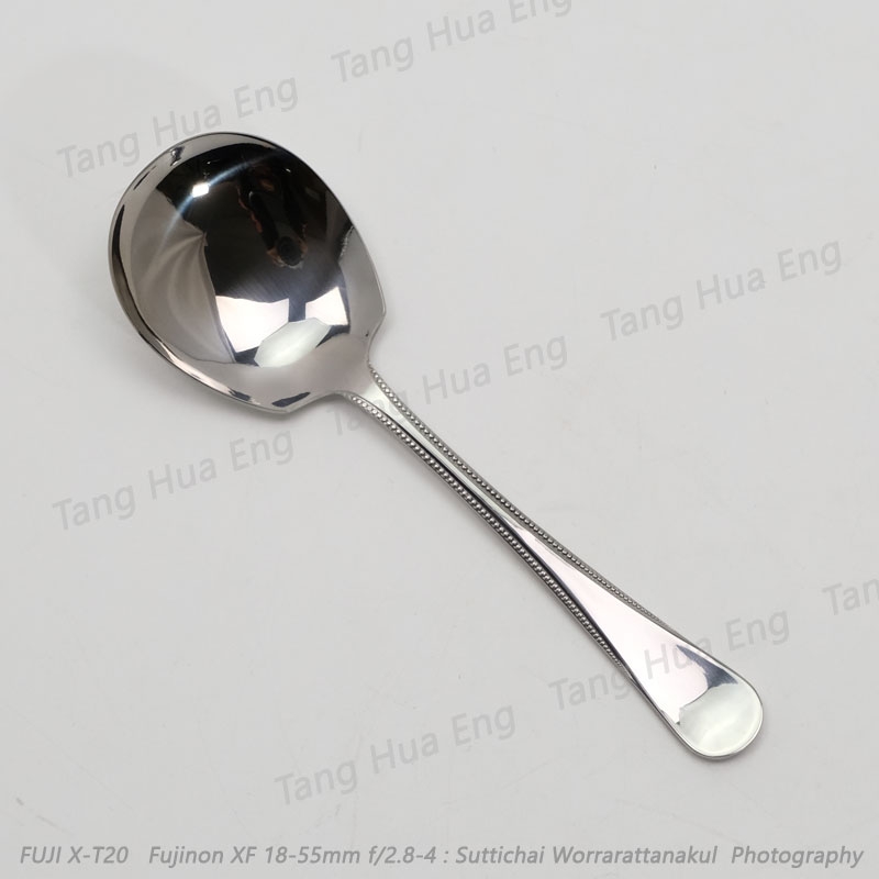 ช้อนเสริฟสเตนเลส ลายไดอาน่า