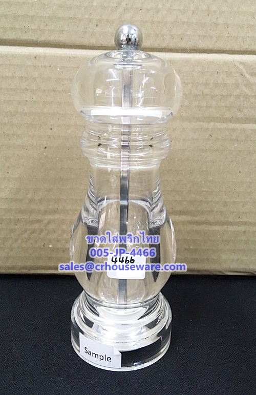 ขวดเกลือ ขวดพริกไทย. Acrylic pepper mills. Code : 005-JP-4466