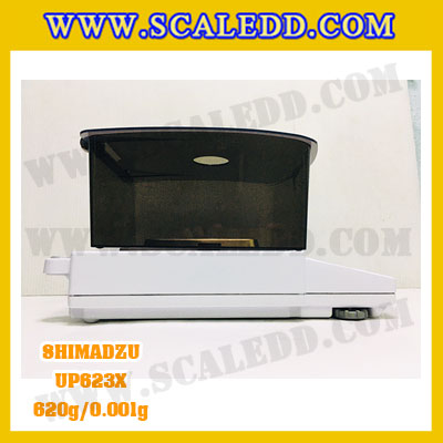 เครื่องชั่งดิจิตอล ทศนิยม 3 ตำแหน่ง รุ่น UP623X 620gx0.001g เครื่องชั่งละเอียดสูง620g เครื่องชั่งน้ำหนัก620g ตาชั่ง620กรัม พิกัดน้ำหนัก 620g ความละเอียด 0.001g ยี่ห้อ SHIMADZU รุ่น UP623X