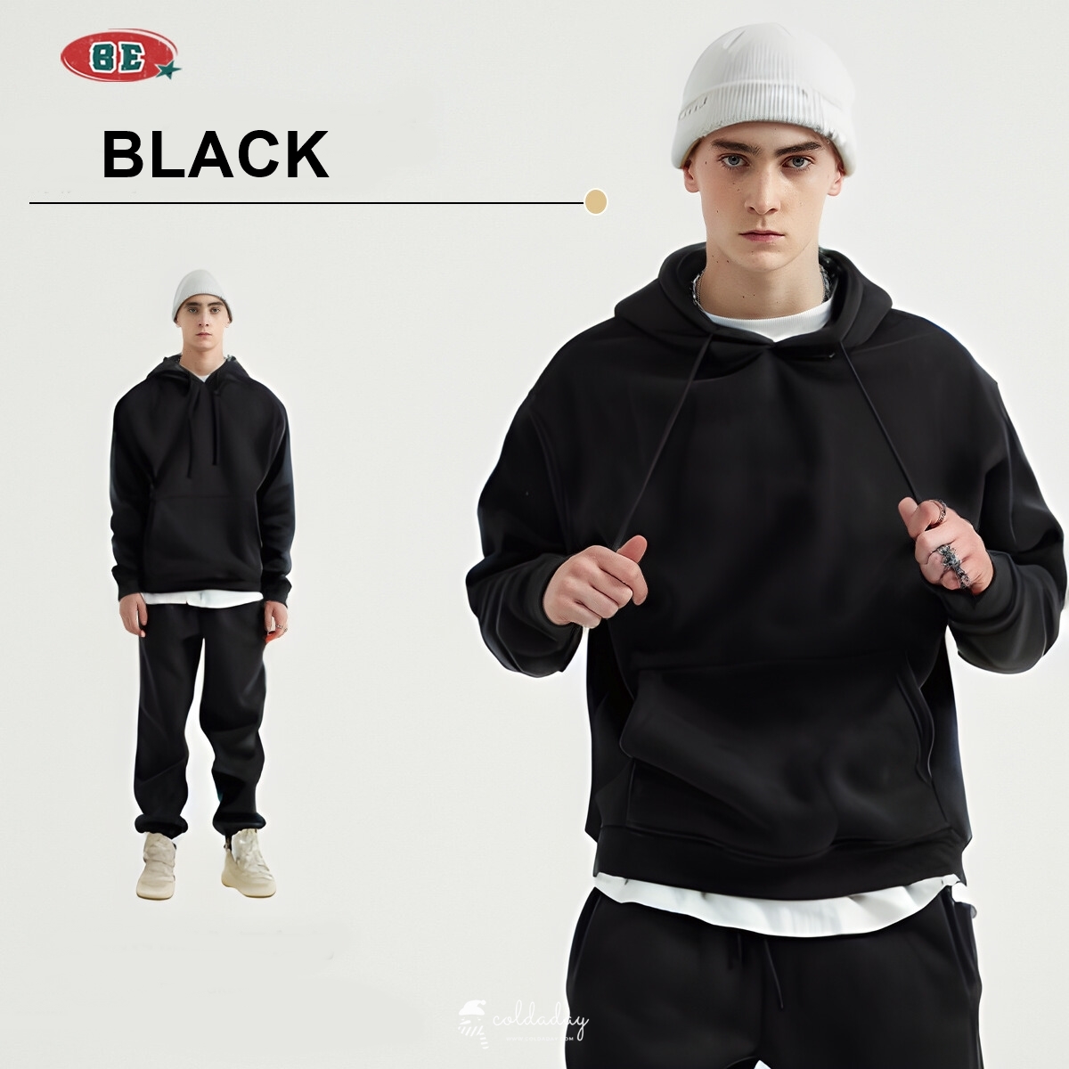 Cozy Urban Hoodie เสื้อสเวตเตอร์ฮู๊ดดี้กันหนาวบุขนแกะ UNISEX size M-3XL