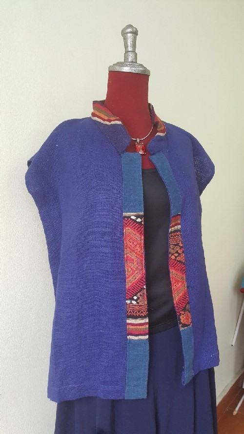 เสื้อผ้าฝ้ายฮัม1 ย้อมครามไทยเทห์ไม่ทำลายสิ่งแวดล้อม สีน้ำเงิน น้ำตาล ดำ และม่วงเข็ม M L XL XXL