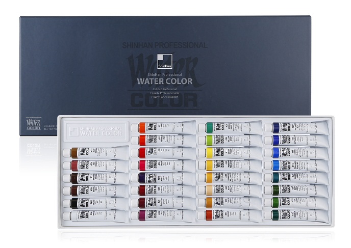 ชุดสีน้ำหลอด Shinhan Professional 7.5ml 30สี