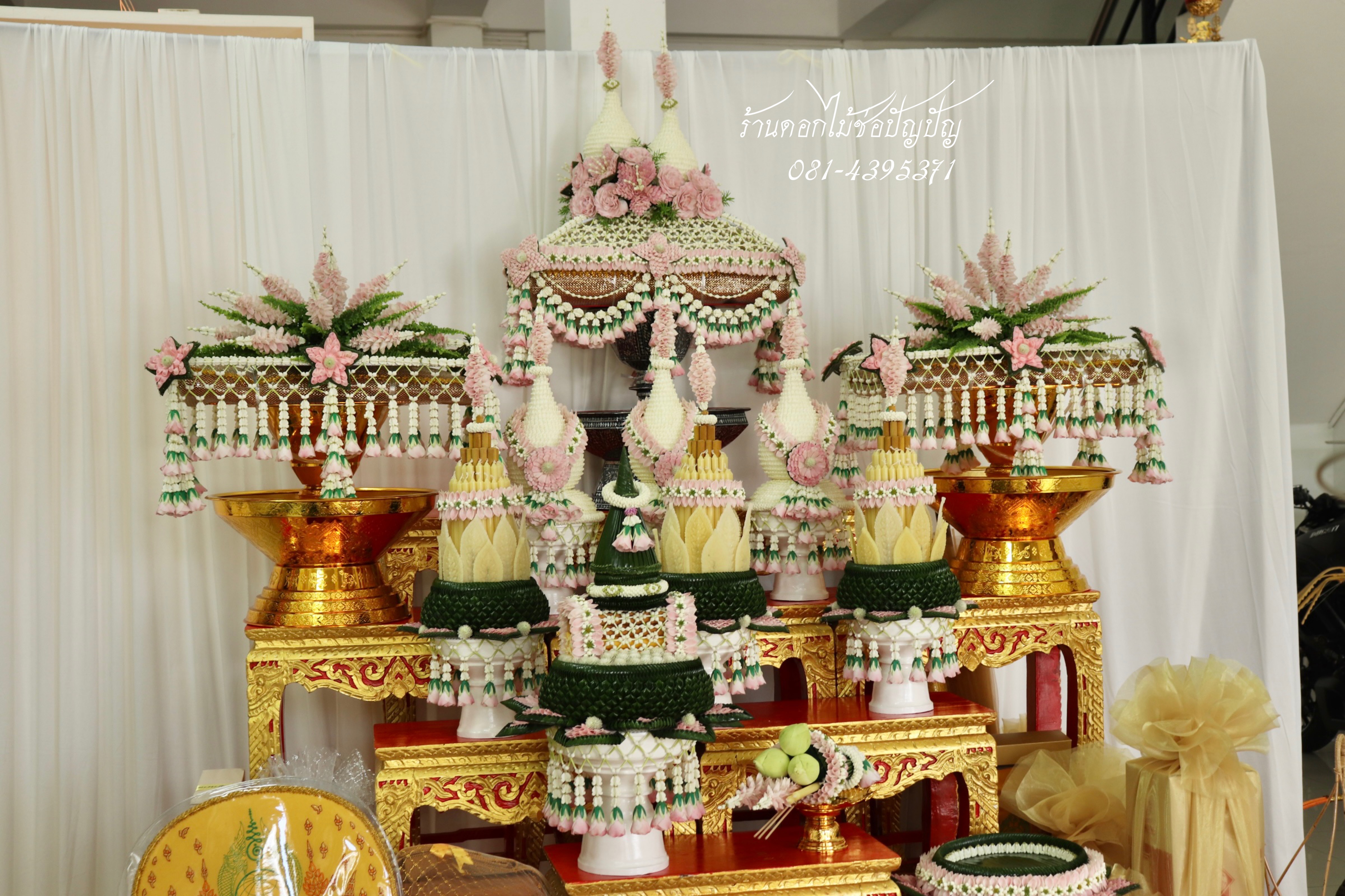 ชุดเครื่องบวชดอกไม้สด (ชุด AA2)