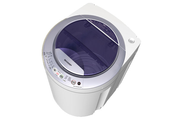Sharp เครื่องซักผ้าฝาบน 8 KGS มี Ag Pulsator ป้องกันเชื้อรา รุ่น ES-R80GT
