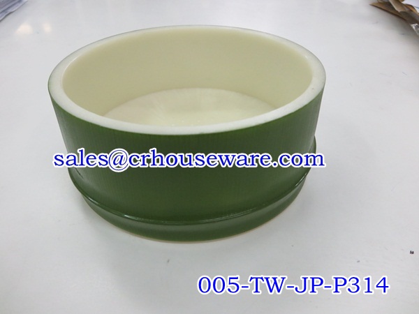 ชามใส่อาหารพลาสติกทรงไม้ไผ่ญี่ปุ่น JAPANESE BOWL 005-TW-JP-P314