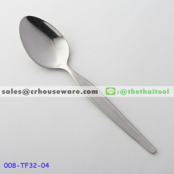 ช้อนคาวสแตนเลส 32 ลายกระดังงา DINNER SPOON 008-TF32-04