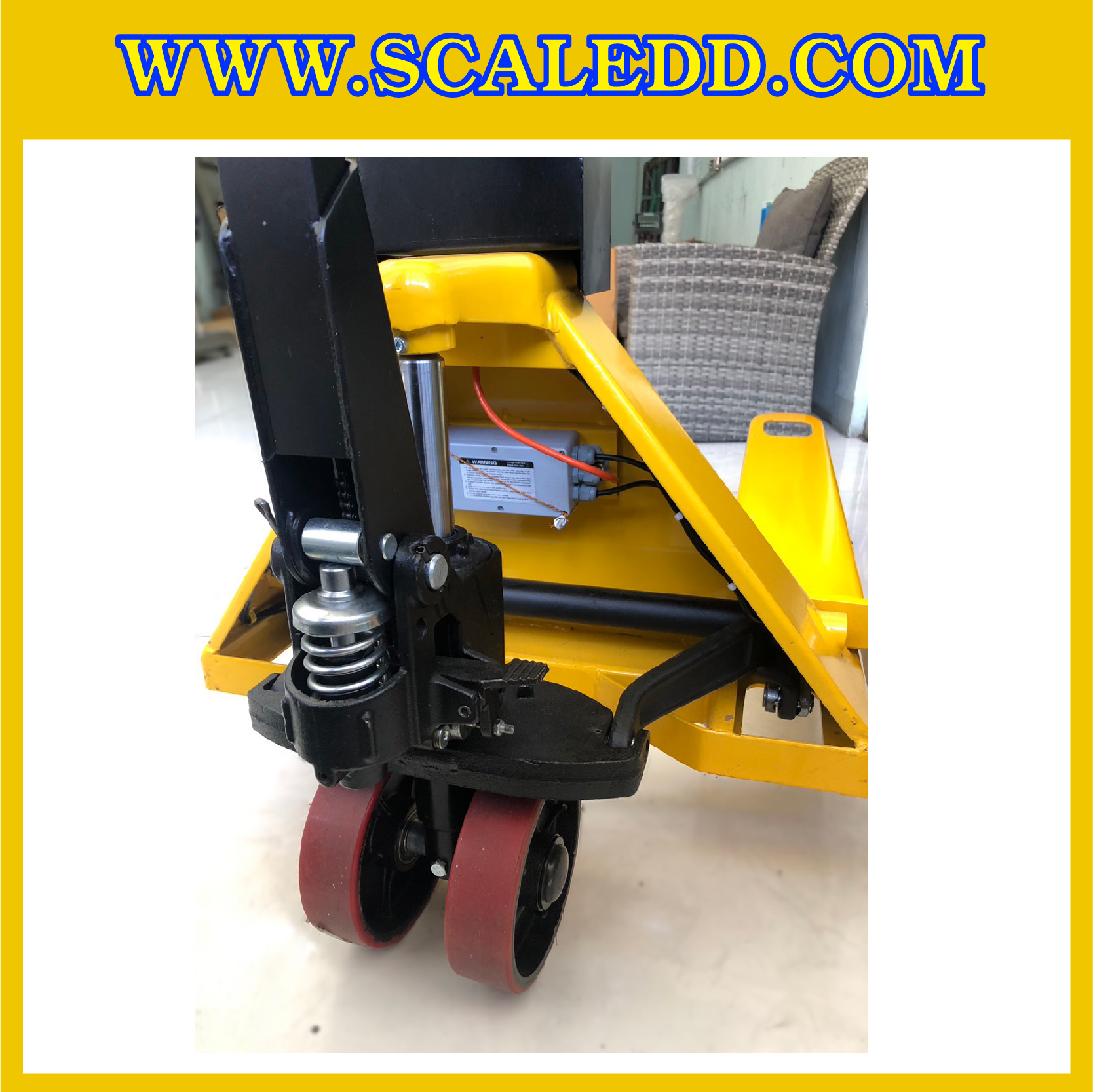 เครื่องชั่งน้ำหนักรถพาเลท พร้อมปริ้นเตอร์ 1000kg เครื่องชั่งรถพาเลท 1 ตัน เครื่องชั่งแฮนด์พาเลท ค่าความละเอียด 500g ยี่ห้อ TIGER รุ่น THP-02P