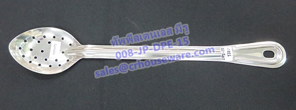 ทัพพีสเตนเลส มีรู Code : 008-JP-DPE-15