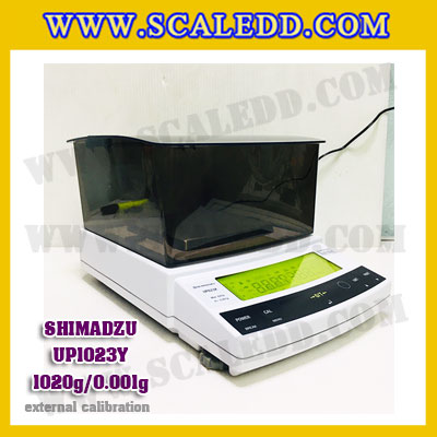 เครื่องชั่งดิจิตอล ทศนิยม 3 ตำแหน่ง รุ่น UP1023Y 1020gx0.001g เครื่องชั่งละเอียดสูง1020g เครื่องชั่งน้ำหนัก1020g ตาชั่ง1020กรัม พิกัดน้ำหนัก 1020g ความละเอียด 0.001g ยี่ห้อ SHIMADZU รุ่น UP1023Y