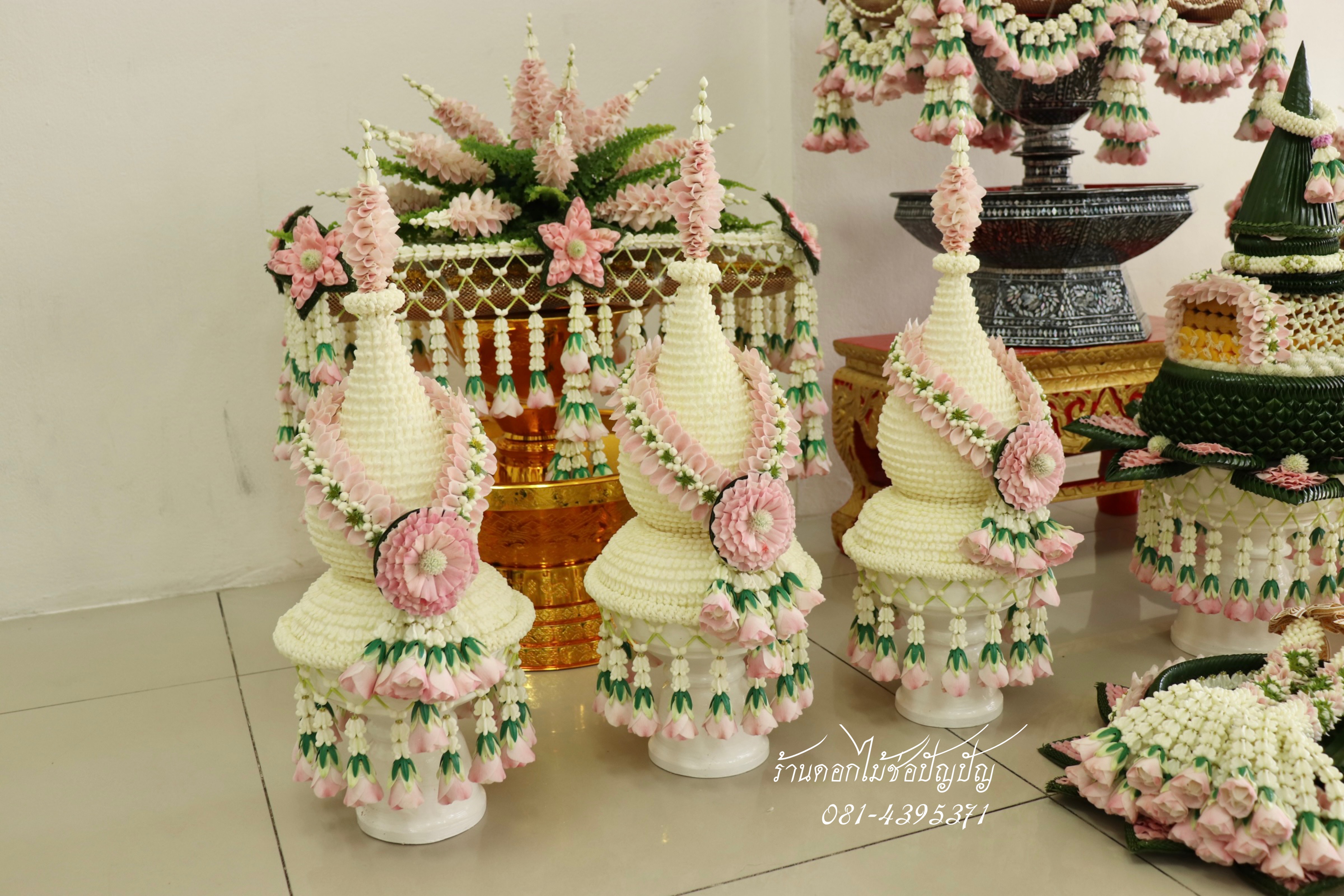 ชุดเครื่องบวชดอกไม้สด (ชุด AA2)