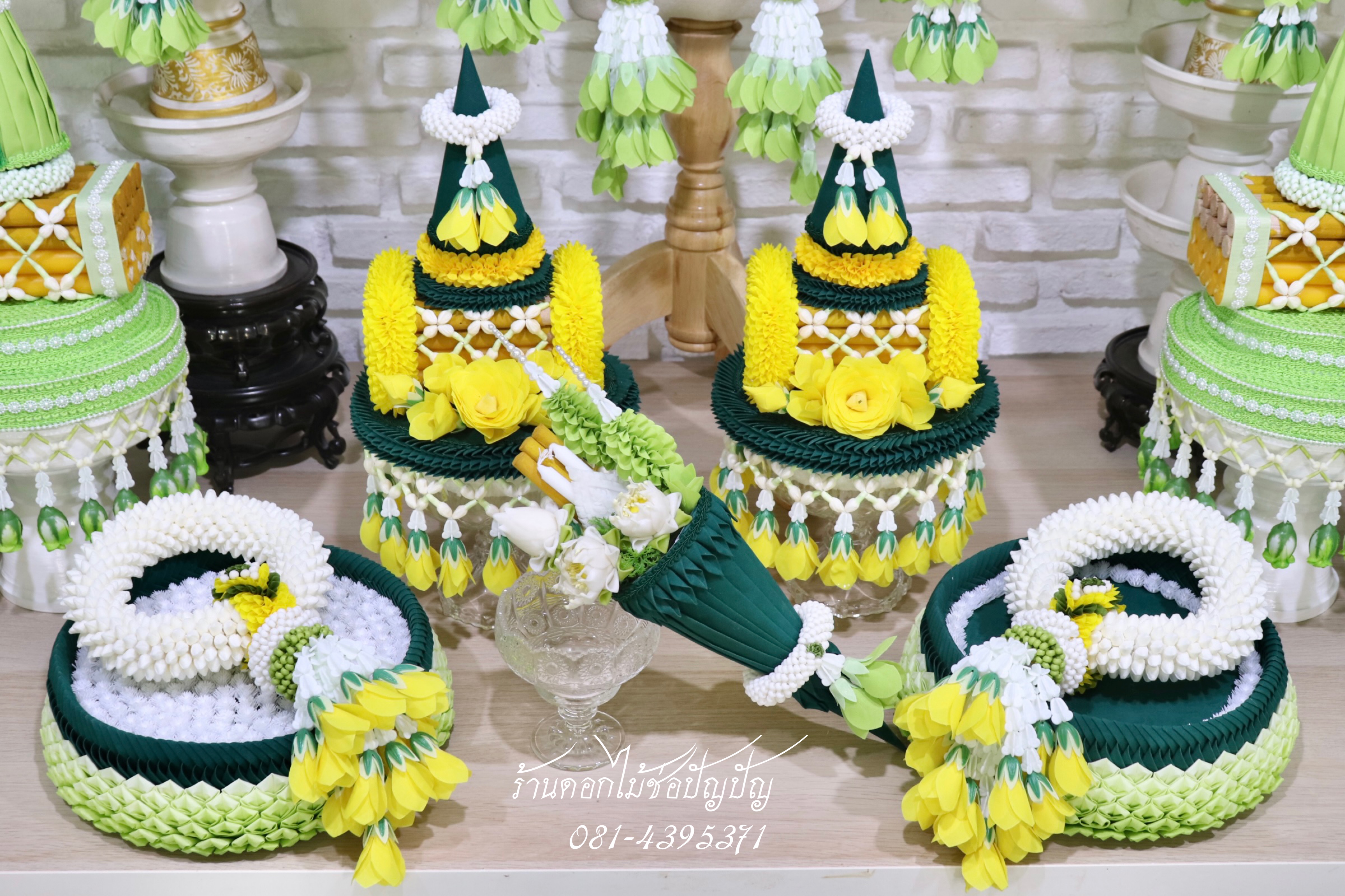 เครื่องบวชดอกไม้ประดิษฐ์ ชุดB14
