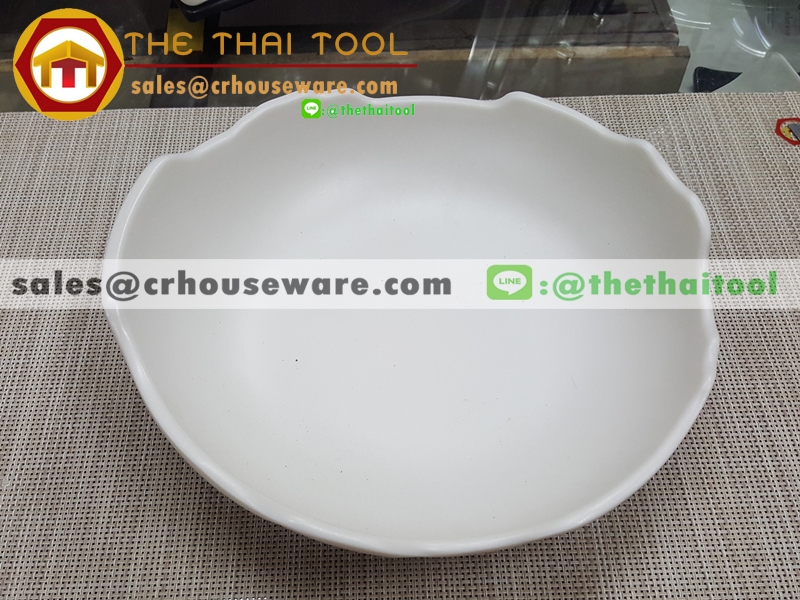 จานลึกขอบหยัก 9 นิ้ว 017-P3308-9