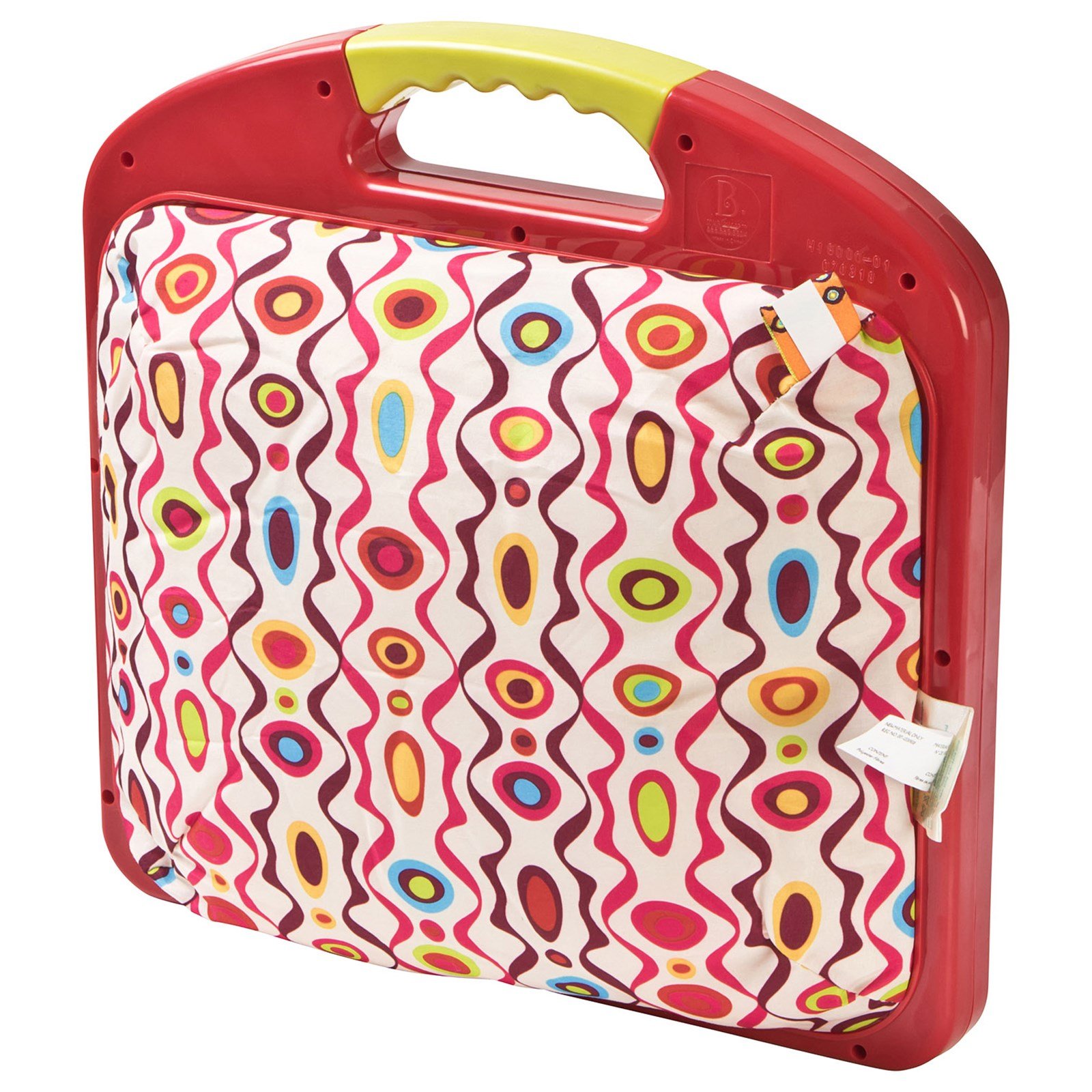 กระดานวาดภาพแบบพกพาพร้อมแสตมป์รูปสัตว์พร้อมหมอนรองนิ่ม B. Toys Magnetic Drawing Board