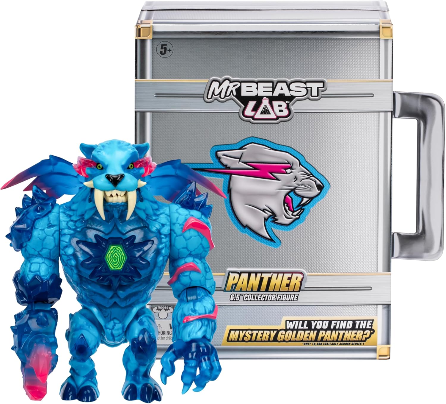 MrBeast Lab Apex Beast Panther Collector Figure, 6.25Inches