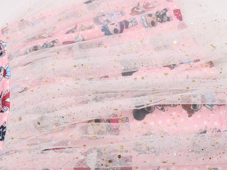 พร้อมส่ง ชุดเดรสแขนกุดลายยูนิคอน LOL สีชมพู