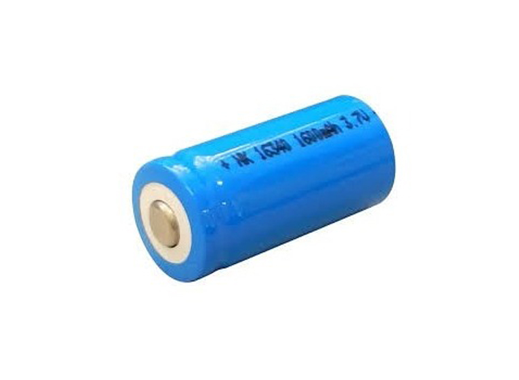 ถ่านน้ำเงินสั้น (blue laser) 16340 (3.7V)