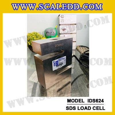 โหลดเซลล์ (Load cell) Stainless Steel IDS624 สำหรับรองรับน้ำหนักเครื่องชั่ง พิกัดน้ำหนัก 500, 1000, 2000, 5000 Kg โหลดเซลล์ ยี่ห้อ SDS