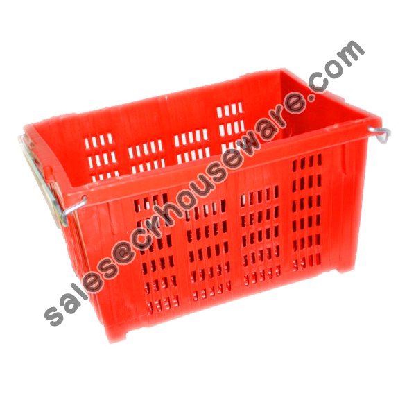 ลังผลไม้ หูเหล็ก พับซ้อนได้ 009-SPP-757B,เข่งผลไม้ ขายเป็นมัด,ตระกร้าหูเหล็กผลไม้,เชียงรายลังผลไม้หูเหล็ก