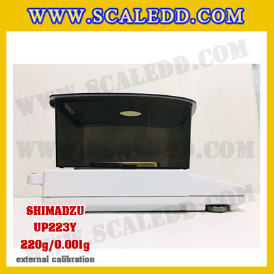 เครื่องชั่งดิจิตอล ทศนิยม 3 ตำแหน่ง รุ่น UP223Y 220gx0.001g เครื่องชั่งละเอียดสูง220g เครื่องชั่งน้ำหนัก220g ตาชั่ง220กรัม พิกัดน้ำหนัก 220g ความละเอียด 0.001g ยี่ห้อ SHIMADZU รุ่น UP223Y