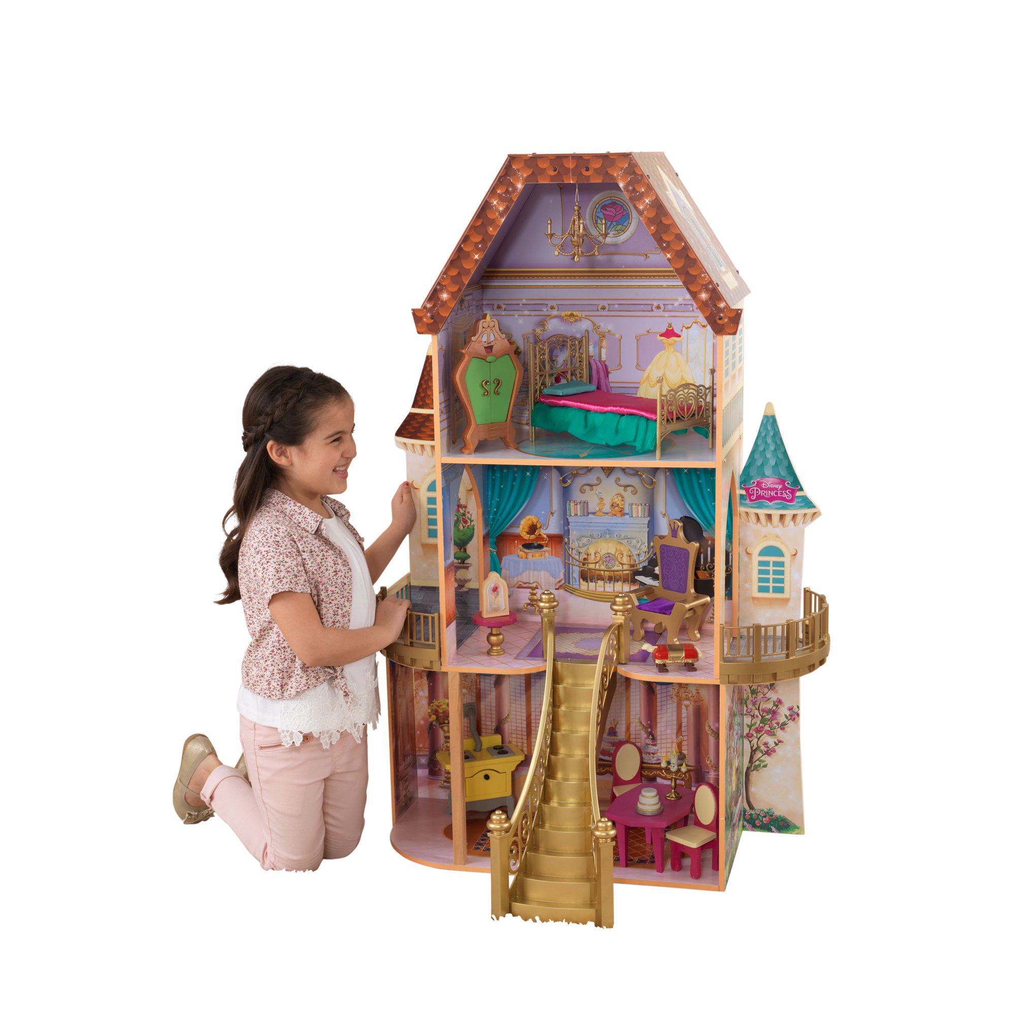 ปราสาทเจ้าหญิงเบล KidKraft Disney Belle Enchanted Dollhouse