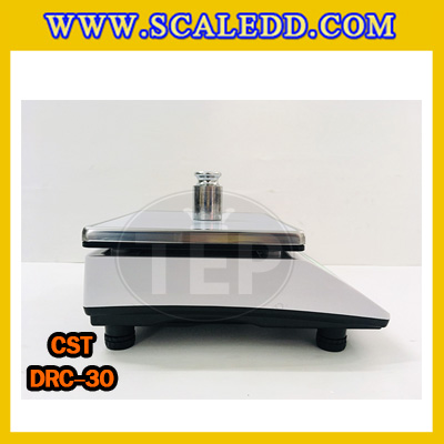 เครื่องชั่งนับจำนวน30กิโลกรัม เครื่องชั่งดิจิตอล30kg เครื่องชั่งน้ำหนัก30kg ตาชั่งนับชิ้นงาน30kg พิกัดน้ำหนัก 30kg ความละเอียด 1g ยี่ห้อ CST รุ่น DRC (เครื่องชั่งผ่านตรวจรับรองจากสำนักชั่งตวงวัด)