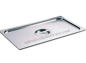 ฝาอ่างอาหารสแตนเลส 1/9 Gastronorm Pan Cover 040-GN-19L