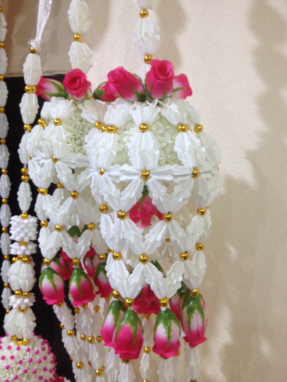 โคมแขวนดอกรัก แบบยาว