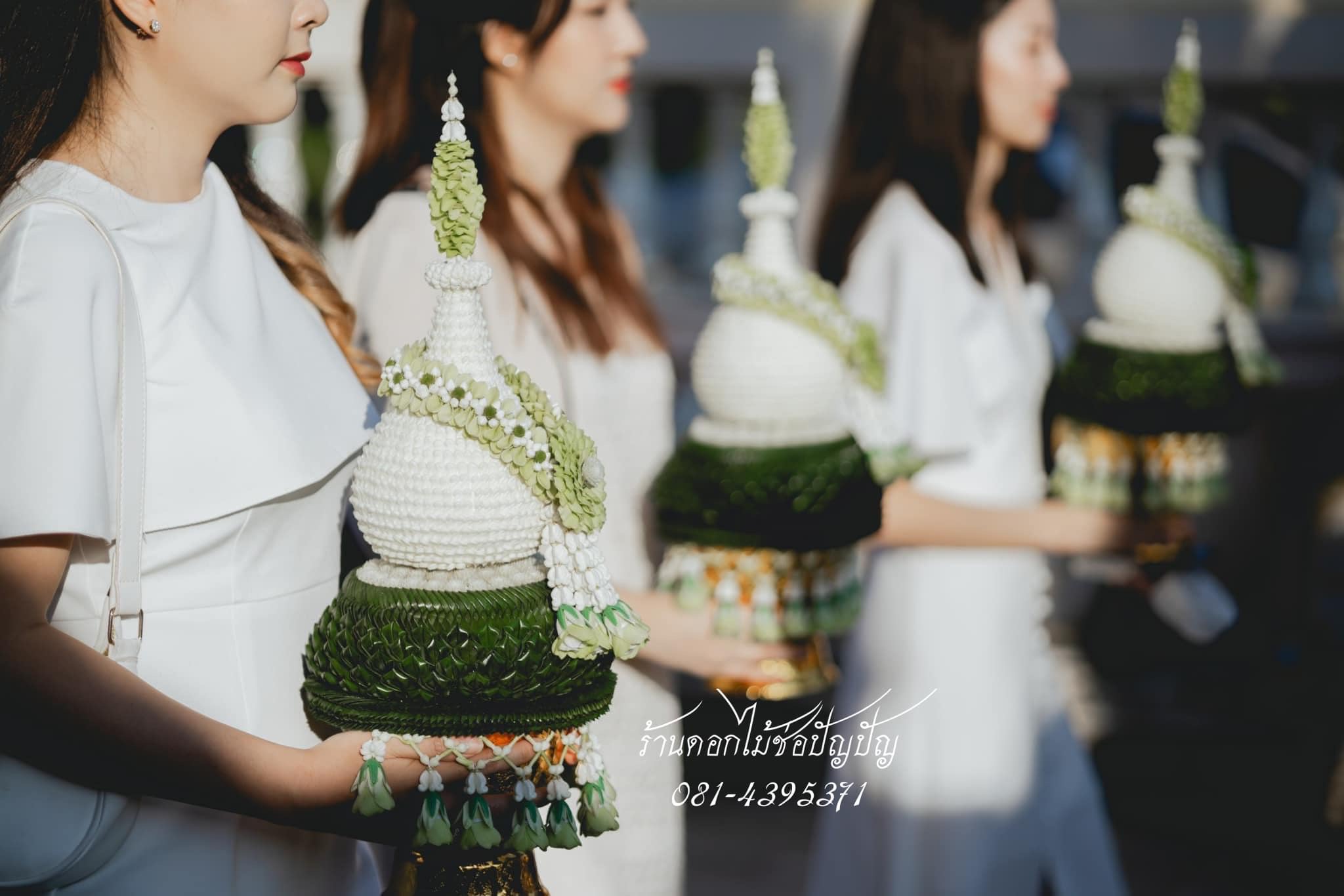 เครื่องบวชดอกไม้สด ชุดD9 สีเขียว