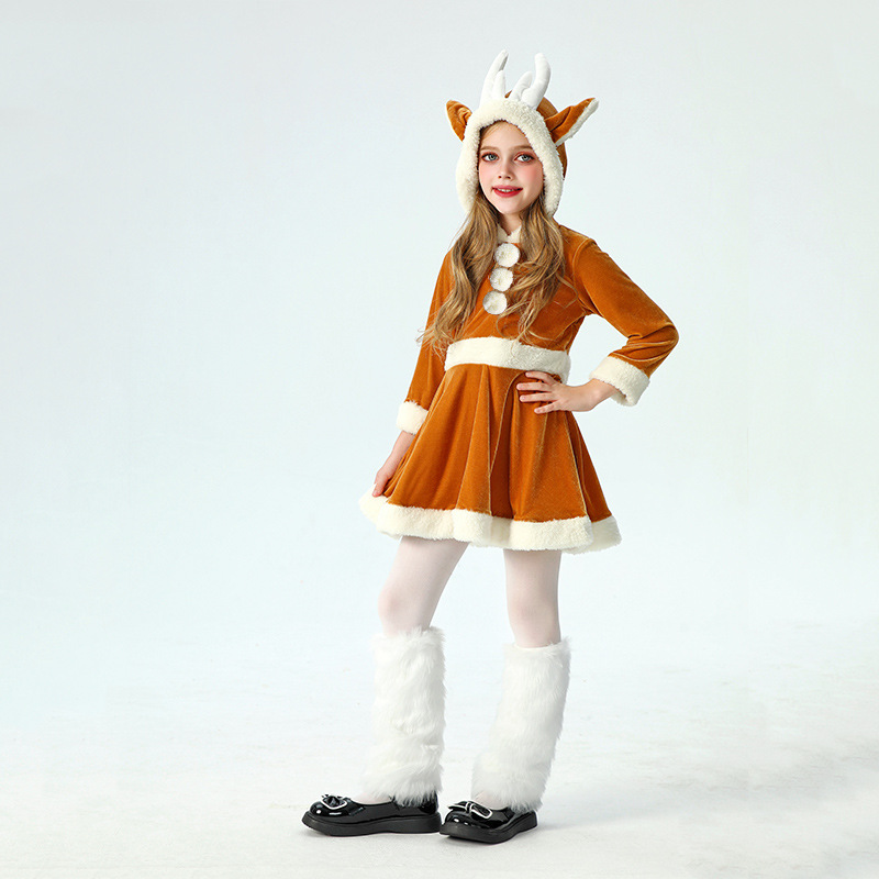 พร้อมส่ง ชุดคริสต์มาส เด็กชาย เด็กหญิงชุดซานตี้ ซานต้า