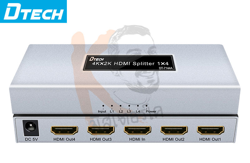 HDMI Splitter รองรับ 4K 30Hz by DTECH