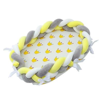 เบาะนอนเด็ก Bird nest ขอบกั้นข้างหมอนเกลียว