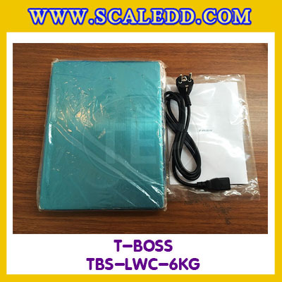 เครื่องชั่งน้ำหนักดิจิตอล6กิโลกรัม ความละเอียด0.2g ยี่ห้อ TBOSS รุ่น TBS-CW (เครื่องชั่งผ่านตรวจรับรองจากสำนักชั่งตวงวัด)