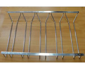 รางแขวนแก้ว 5 แถว STAINLESS STEEL CHROMB PLATED HANGING GLASS 5 ROWS 013-TF-SGB-5