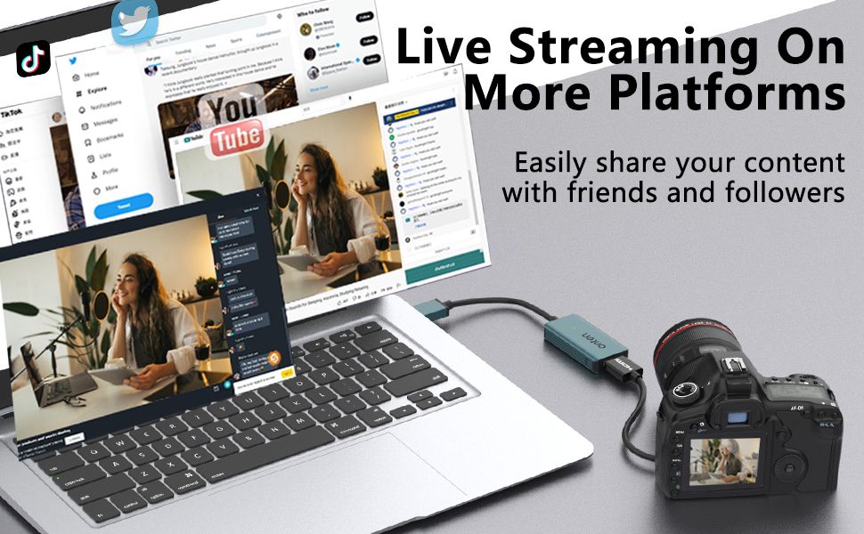 USB3.0 Video Capture Card HDMI Input 4K60Hz Output 1080P60Hz by Onten