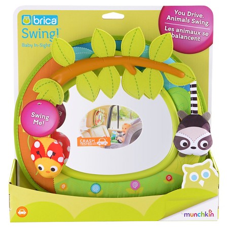 กระจกมองเด็กในรถยนต์ที่น่ารักมากๆ Brica Swing Baby In-Sight Mirror