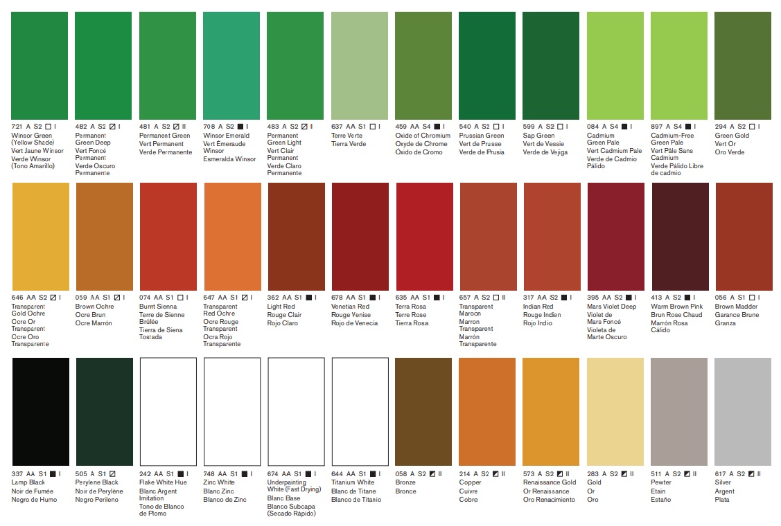 สีน้ำมัน Winsor & Newton Artist 37 ml