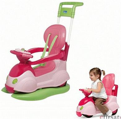 รถเข็นเด็ก CHICCO QUATTRO 4 IN 1 สีชมพู