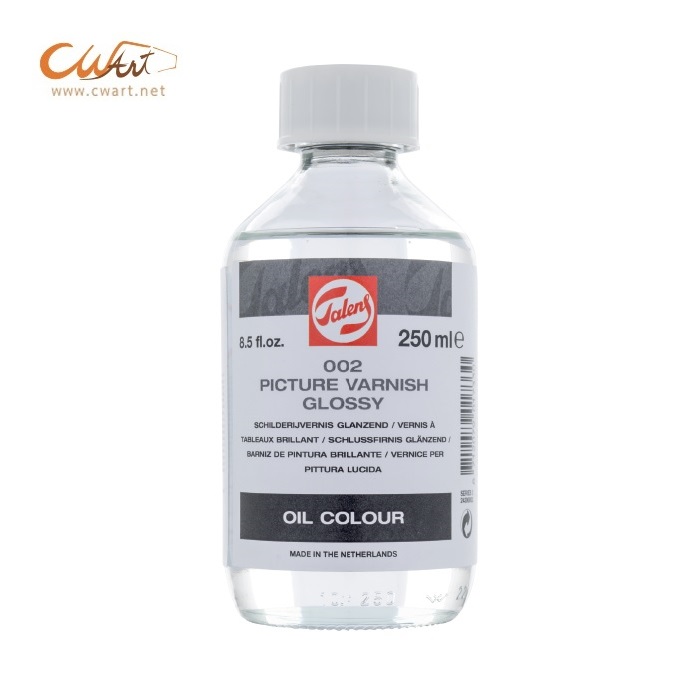 น้ำยาเคลือบงานสีน้ำมัน Talens 250ml - 002 เงา (Gloss)