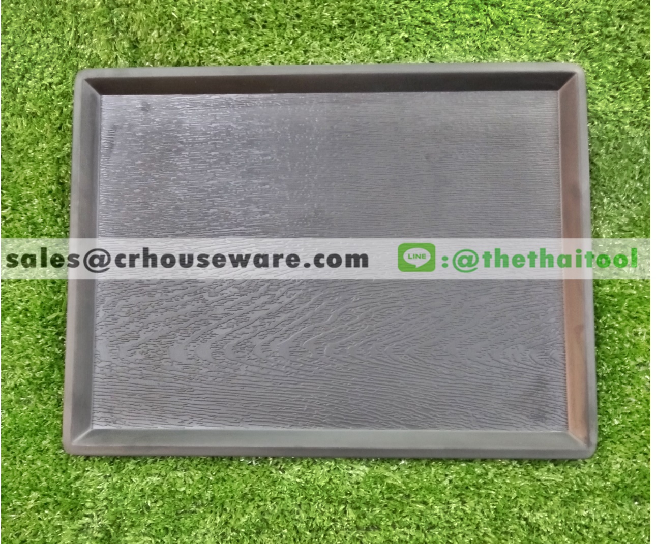 ถาดเสิรฟลายไม้ รหัส STK-YG140154