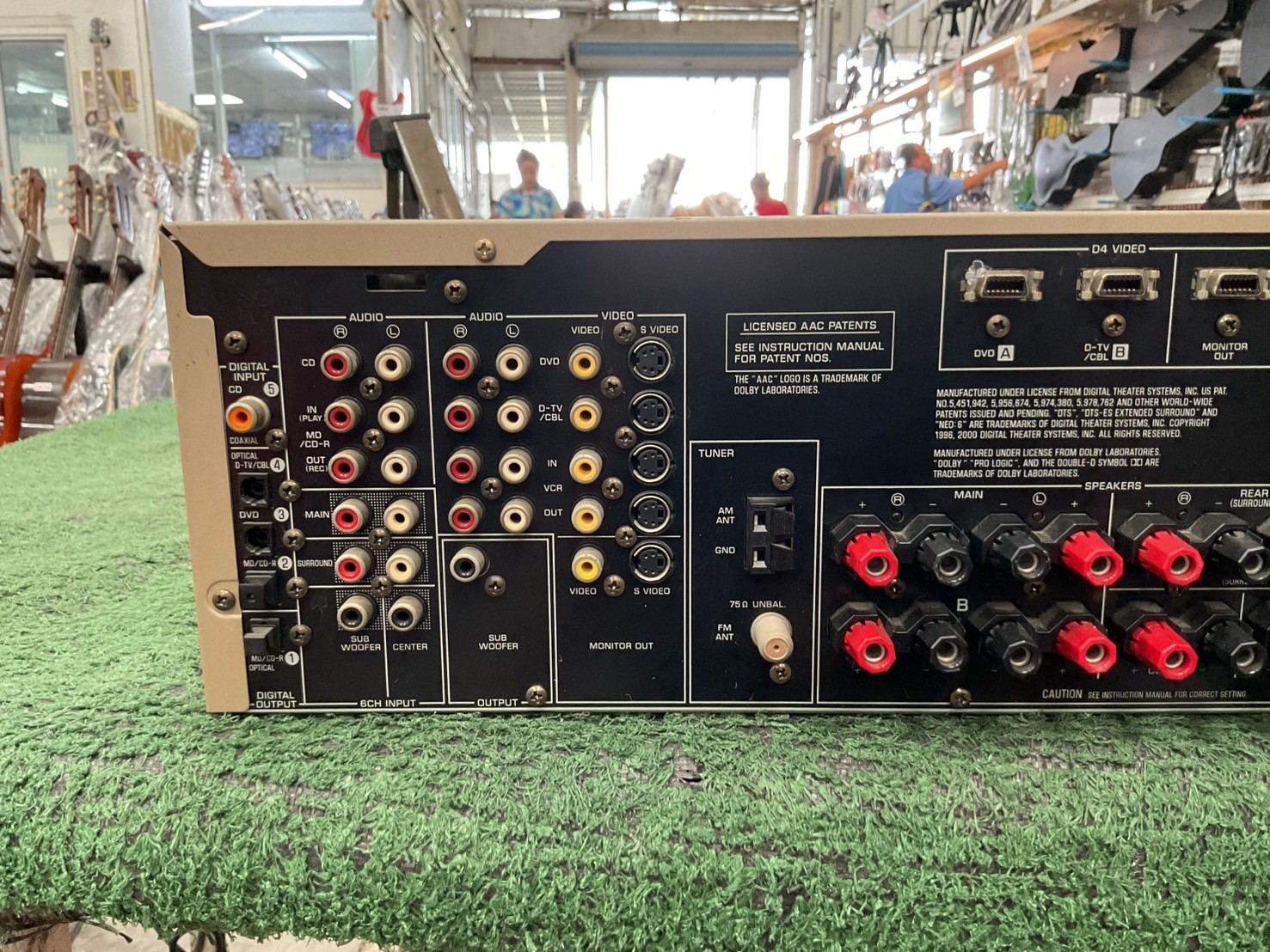 เครื่องขยายเสียง YAMAHA : DSP-AX540 สินค้าไม่พร้อมใช้งาน(ต้องซ่อม)