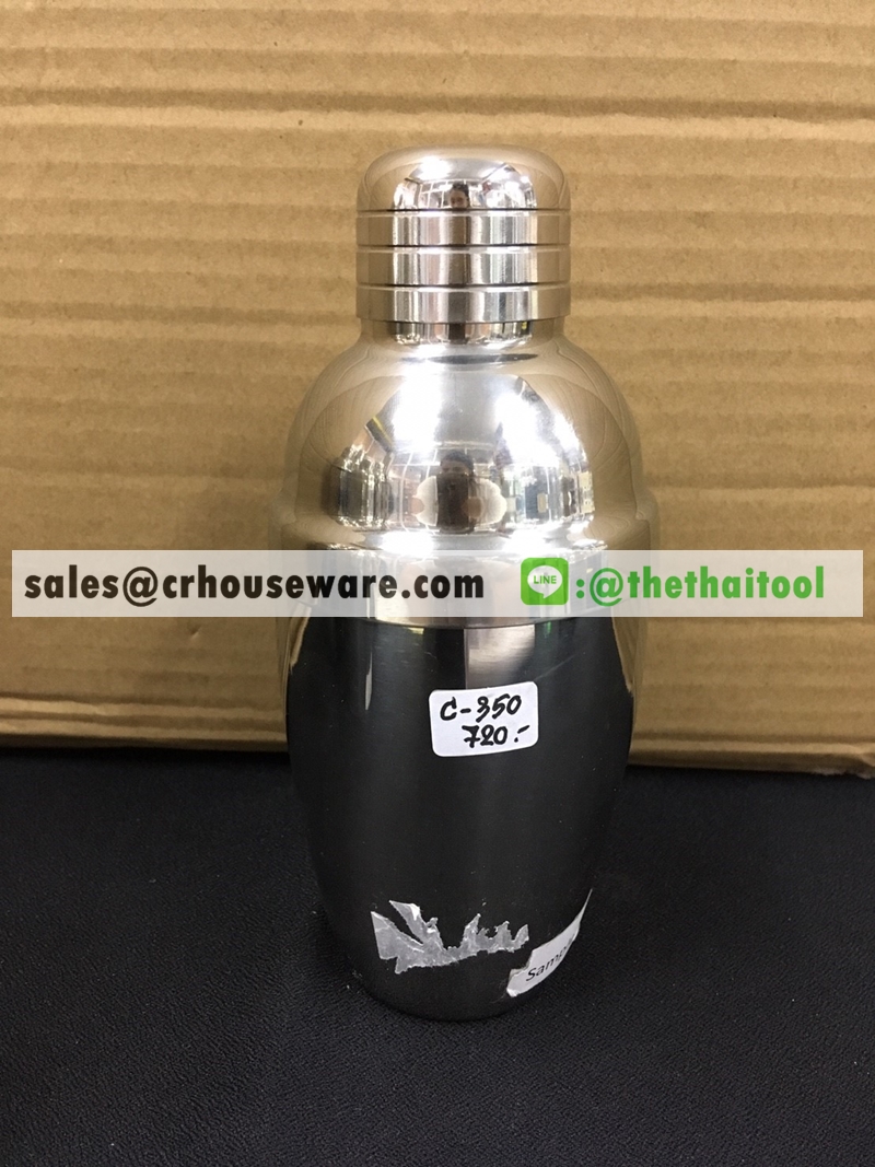 กระบอกผสมเหล้า รหัส : 013-JP-C-350 Cocktail shakers Code: 013-JP-C-350