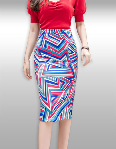 กระโปรงแฟชั่นลายสวยเก๋ มี 3ไซส รหัส2135