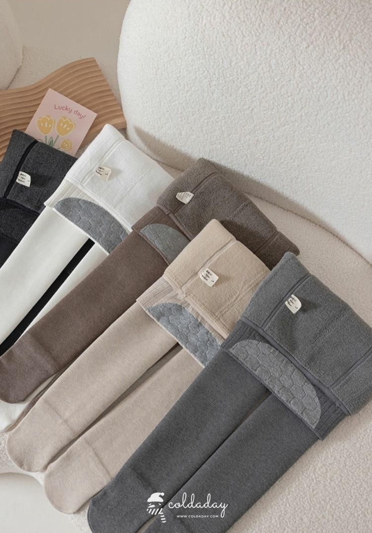 เลกกิ้งกันหนาวบุขนกันหนาวเด็ก รุ่นเหยียบส้น มี 4 สี